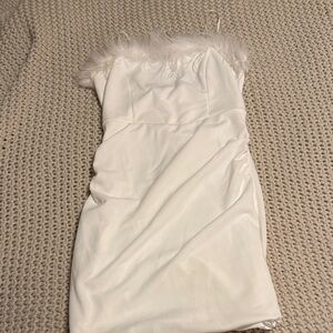 Emerald Sundae Ivory Strapless Dress